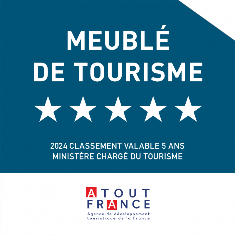 Classé Meublé de Tourisme ★★★★★